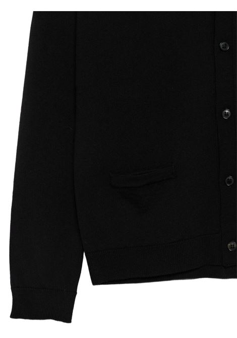 knitted cardigan man black ROBERTO COLLINA | 253M01010M0109